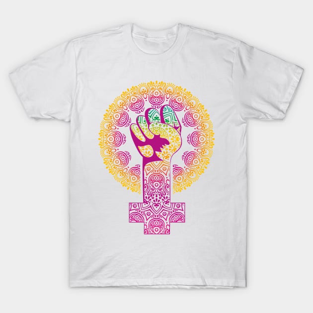 Feminist Symbol T-Shirt Support Feminism T-Shirt by jumpingmaster